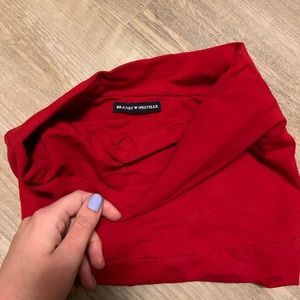 Brandy Melville Red Tube Top